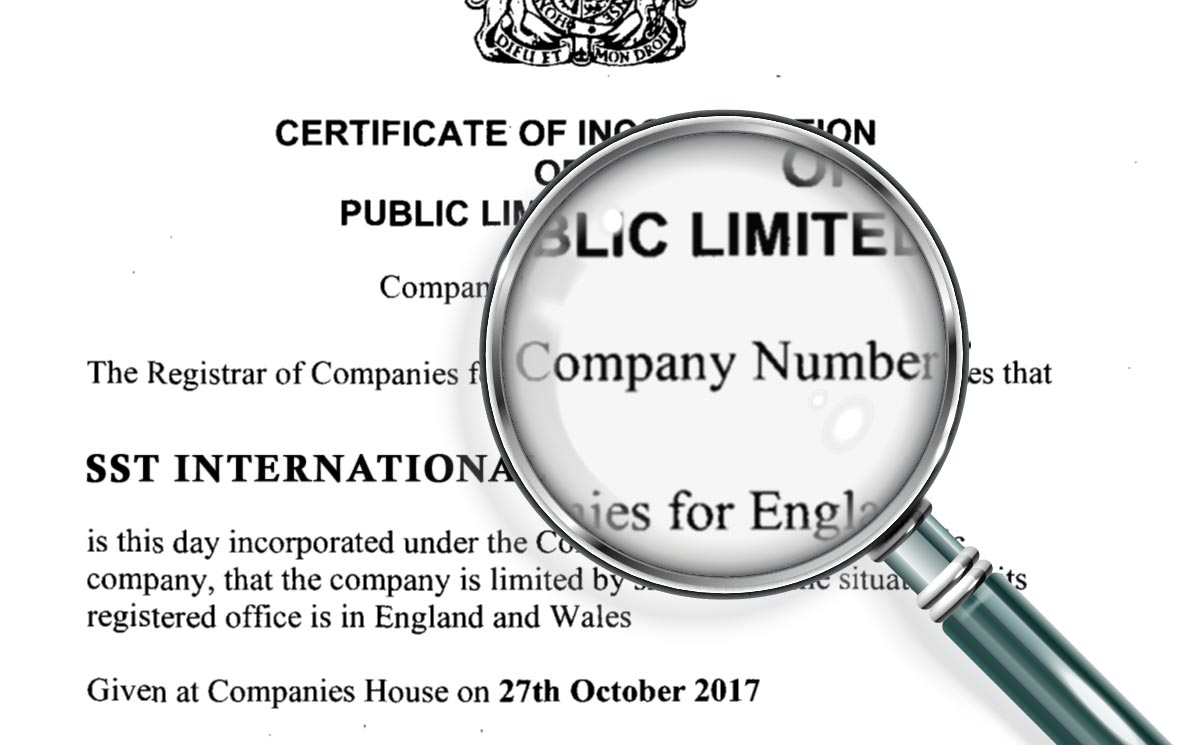 Company Registration Number (CRN) in UK